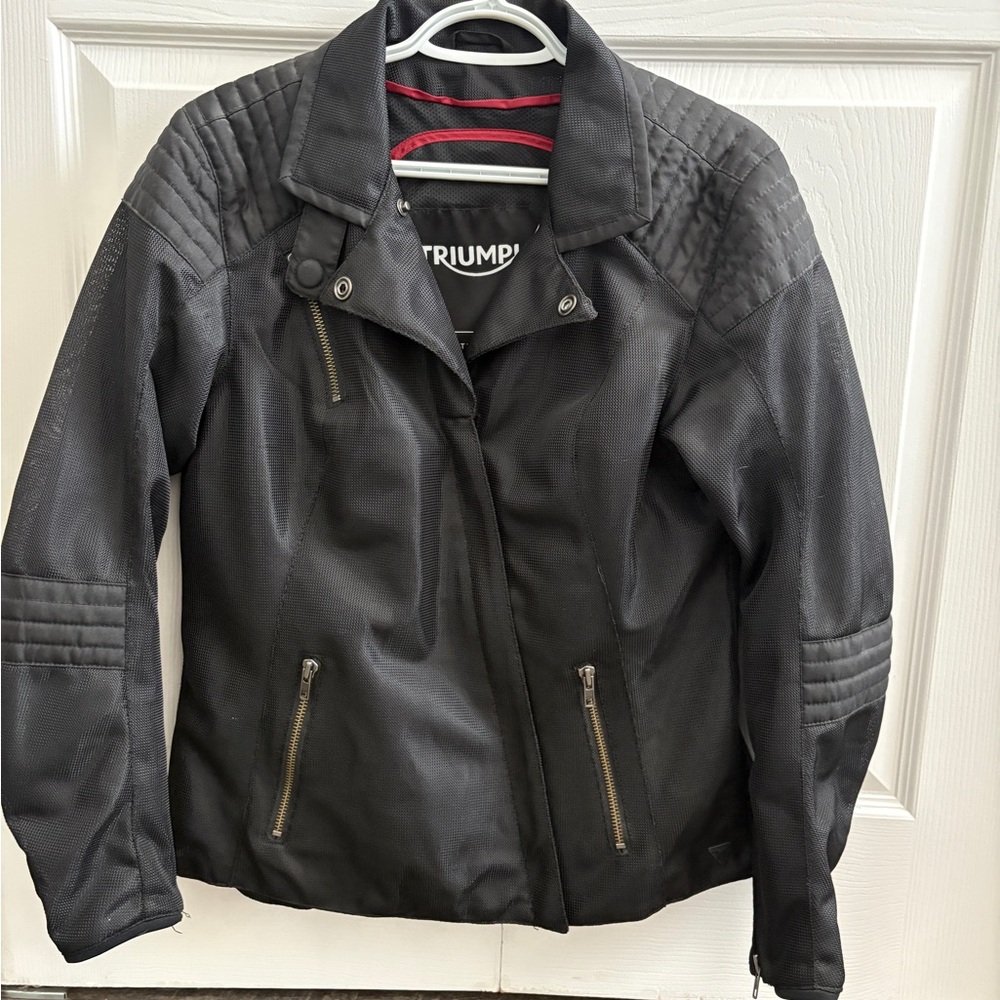 Triumph Women's Black Moto Jacket